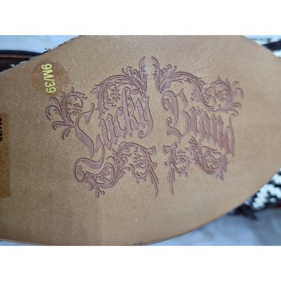 LUCKY BRAND Womens LK-KOKO Gun Metal Bomarzo Platform Sandals Shoes 9 M New - Picture 15 of 16